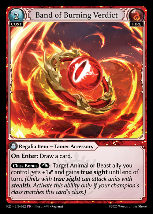 Band of Burning Verdict