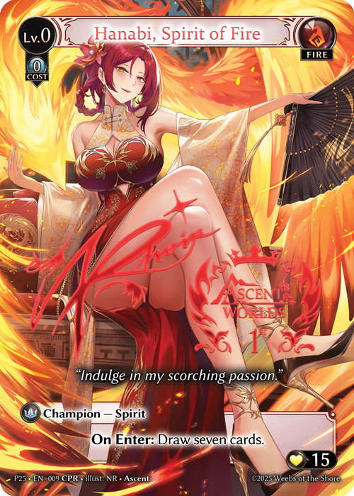 Hanabi, Spirit of Fire