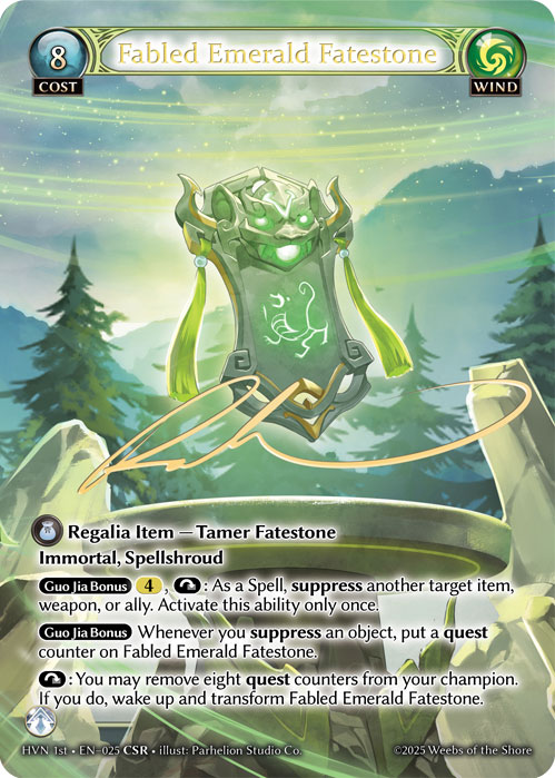 Fabled Emerald Fatestone