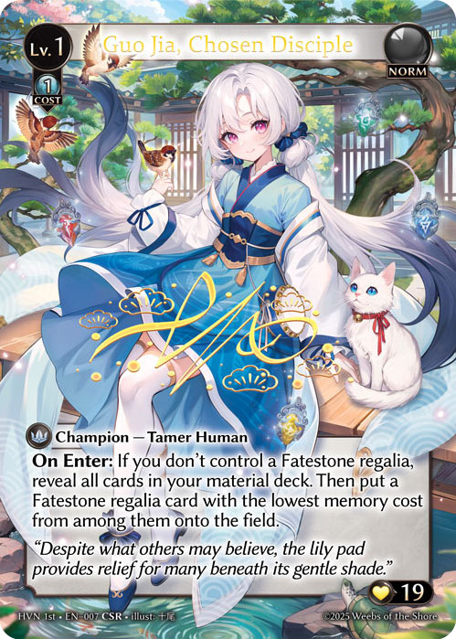 Guo Jia, Chosen Disciple