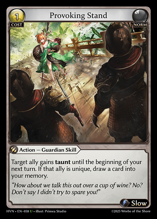 Provoking Stand