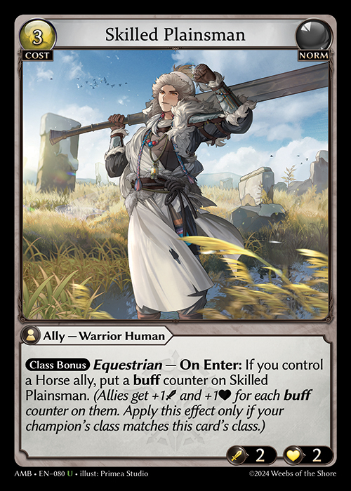 Skilled Plainsman