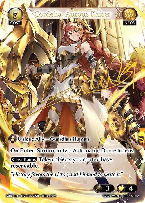 Cordelia, Aurous Kaiser