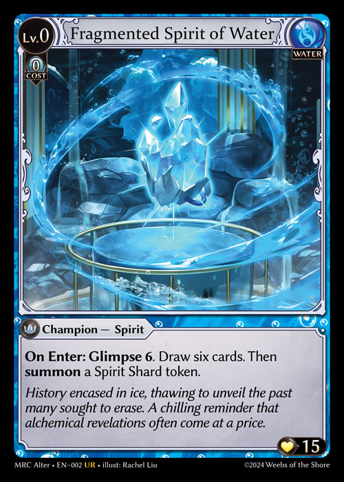Fragmented Spirit of Water
