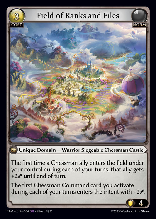 Field of Ranks and Files