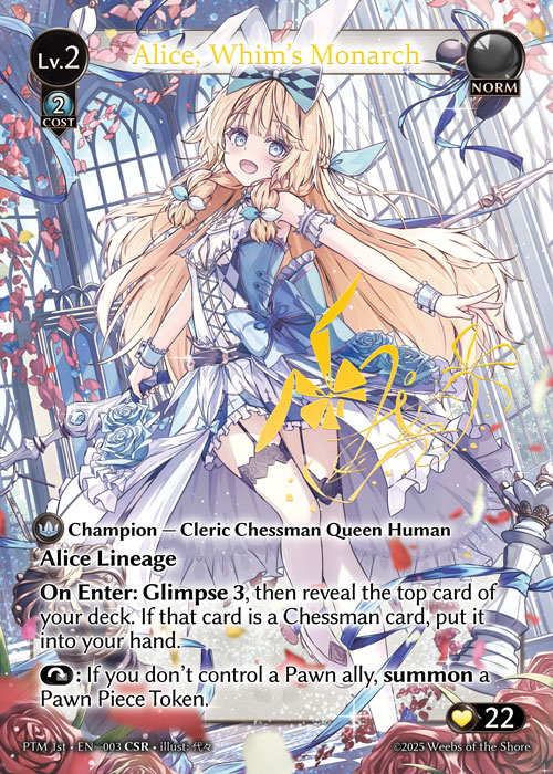Alice, Whim's Monarch