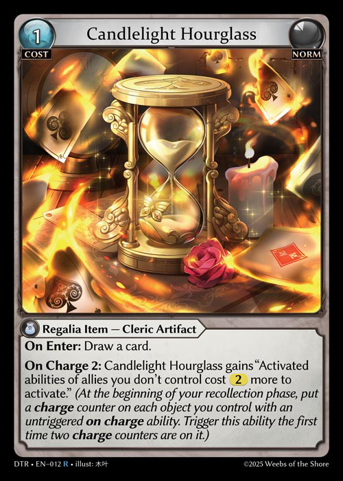 Candlelight Hourglass