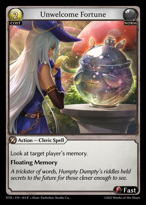 Unwelcome Fortune