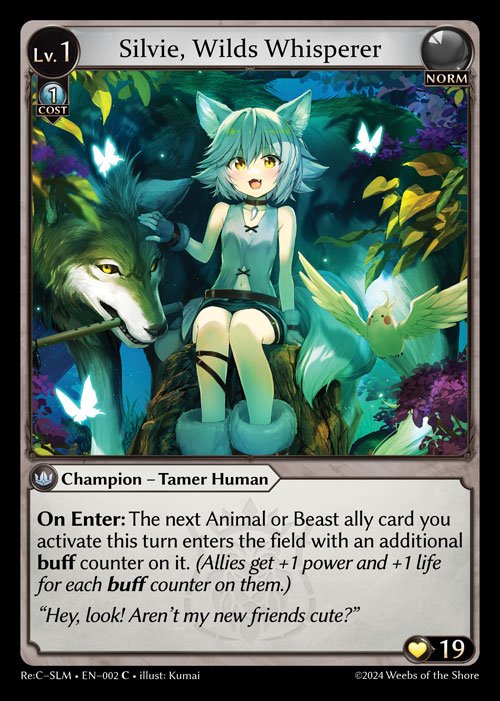 Silvie, Wilds Whisperer