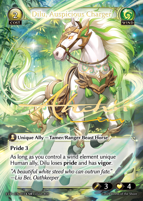 Dilu, Auspicious Charger