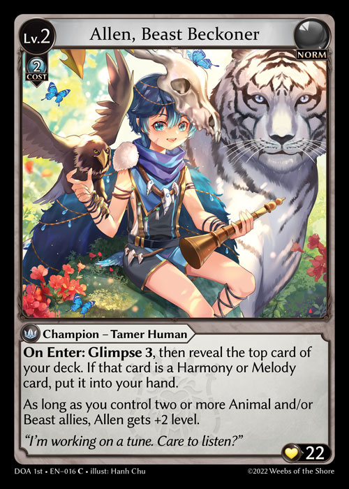 Allen, Beast Beckoner