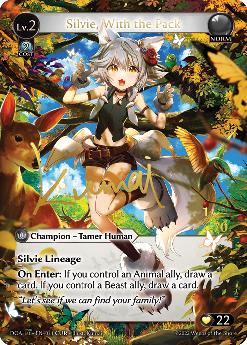 Silvie, With the Pack